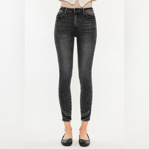 KanCan Charcoal Shiloh High Rise Ankle Skinny Jeans Size‎ 29